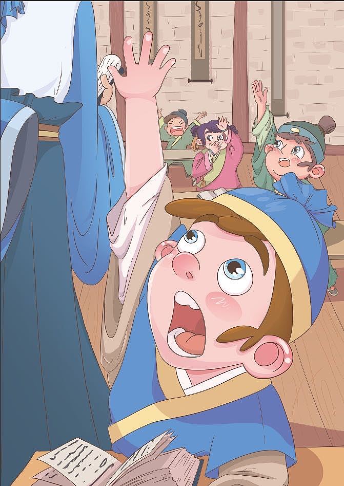 儿童古代寓言故事配图