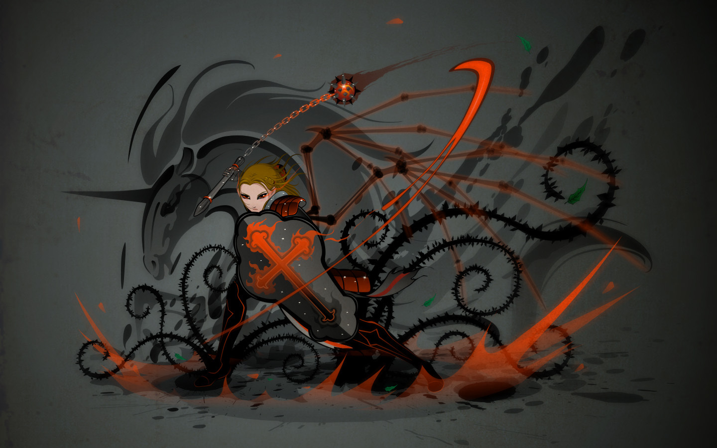 暗黑3-圣教军-cdr矢量习作