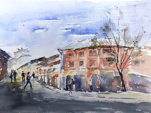 近期水彩写生习作~