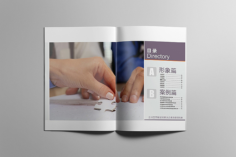 亲力亲为一手策划的安防企业文化画册