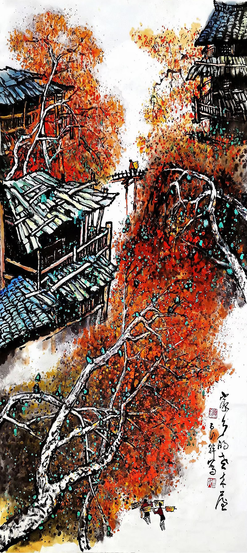 侗族画家谭良干国画作品欣赏（图ZMjkyMjMyODE2） - 绘画 - 站酷设计师易阁字画网张小克原创素材 - 站酷ZCOOL