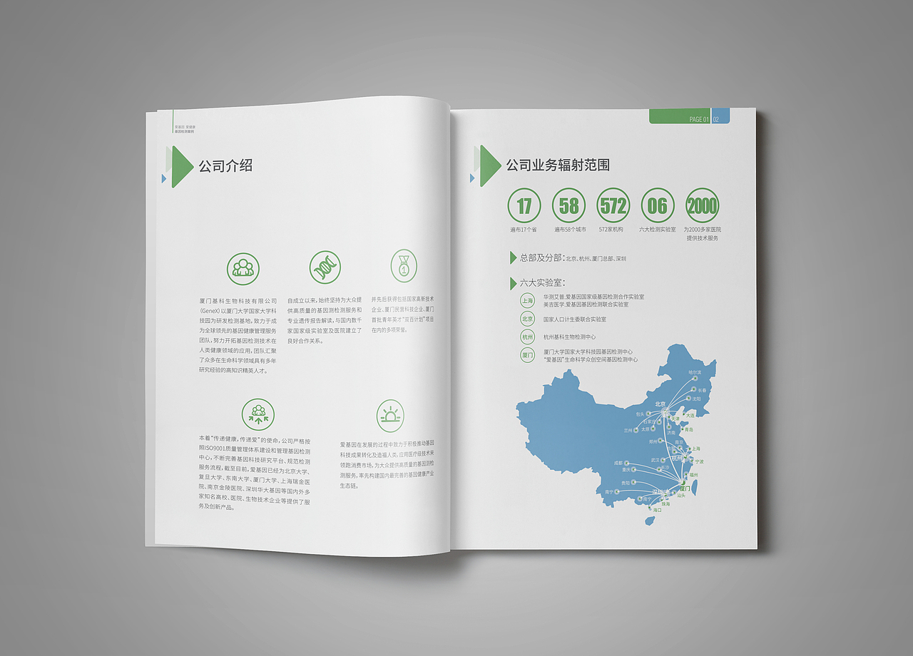 爱基因业务手册设计（图ZMTA4NDk4MTQ0） - 书籍/画册 - 站酷设计师花開原创素材 - 站酷ZCOOL