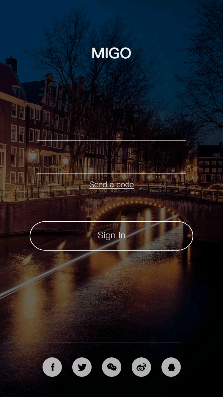 动效-MIGO共享电动车APP界面动效
