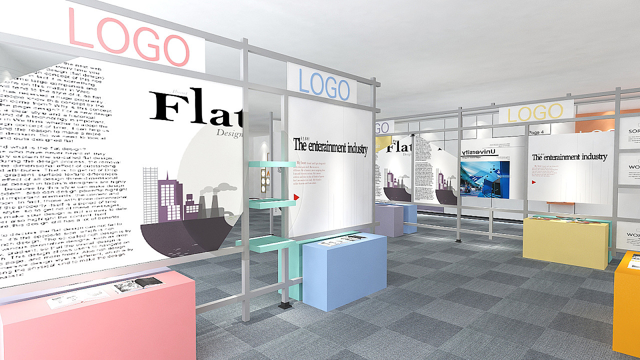 展厅（图ZMTc4NDMzMDQw） - 其他三维 - 站酷设计师Bigggg原创素材 - 站酷ZCOOL