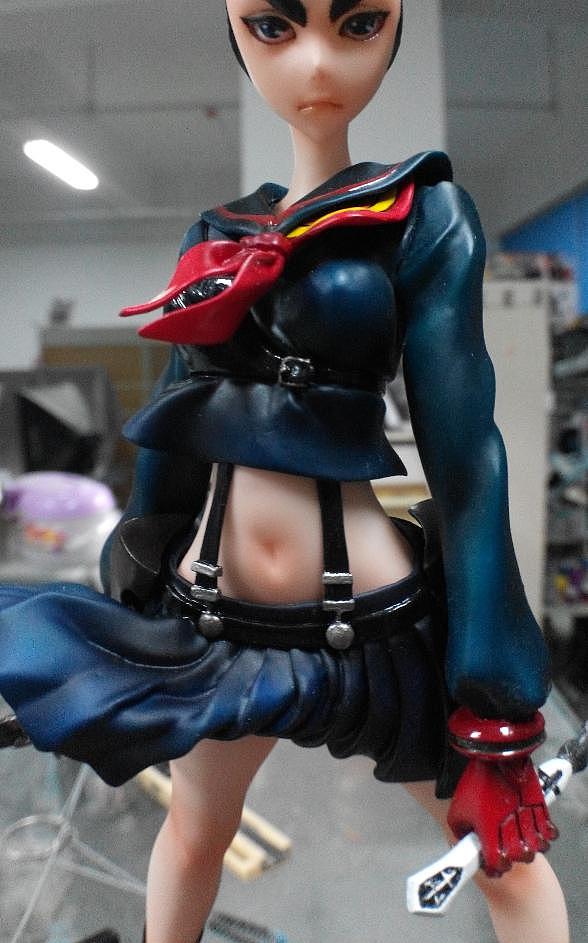 GK涂装——KILL la KILL 鬼龙院皐月(鲜血Ver.)（图ZMjAxNTQ1MTI=） - 手办/模玩 - 站酷设计师煜恒KENG原创素材 - 站酷ZCOOL