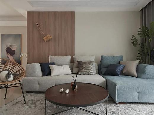 89m²胡桃木色小三房，改完后满屏高级感 ​​​​