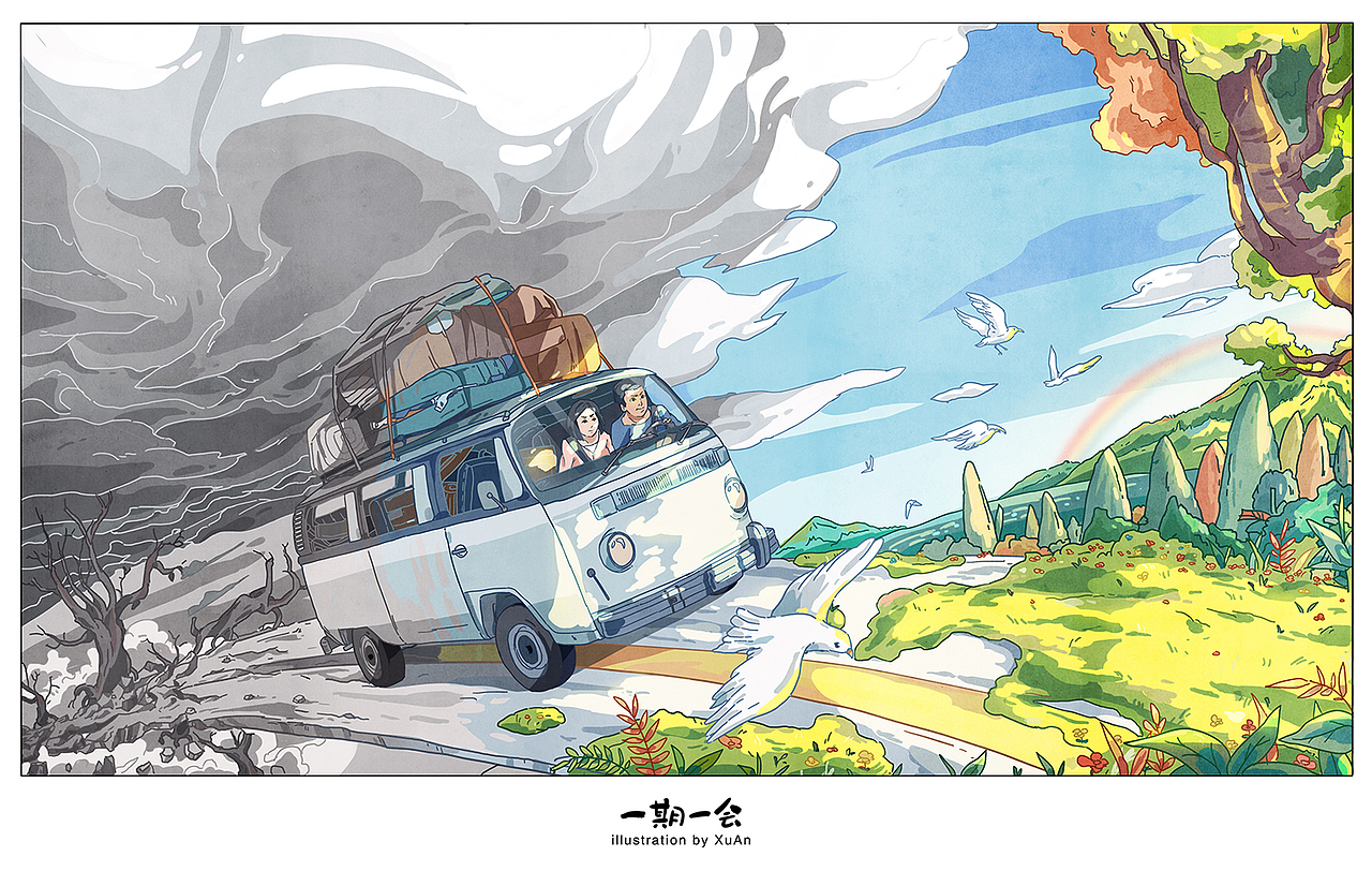 一期一会（图ZMTI5NzUyNzI4） - 艺术插画 - 站酷设计师XXXXuAn原创素材 - 站酷ZCOOL