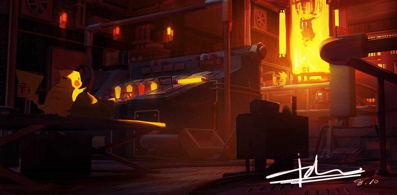 工厂里的秘密（图ZMjY2OTYxODIw） - 概念设定 - 站酷设计师神萘川原创素材 - 站酷ZCOOL