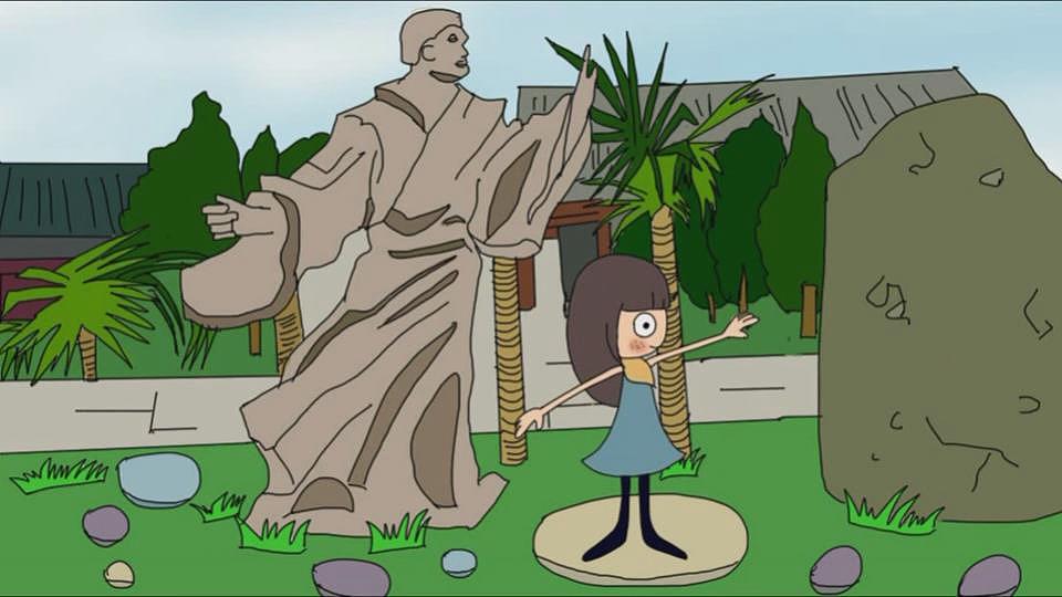 《到此一游》--西安篇（图ZNTU3NTAzMDg=） - 动画片 - 站酷设计师哒哒很漂亮原创素材 - 站酷ZCOOL