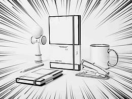 Notebook 黑白二次元系列手账