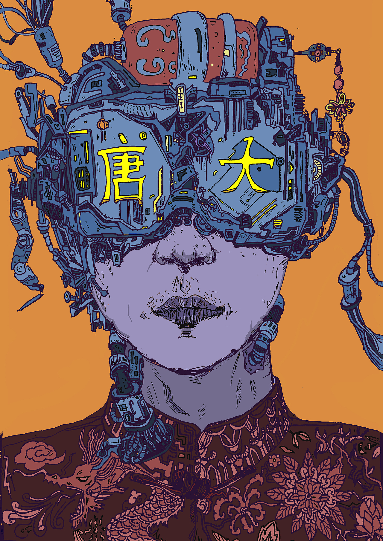 朋克唐朝（图ZMjA4NzI0NDUy） - 创作习作 - 站酷设计师叫我二十四原创素材 - 站酷ZCOOL