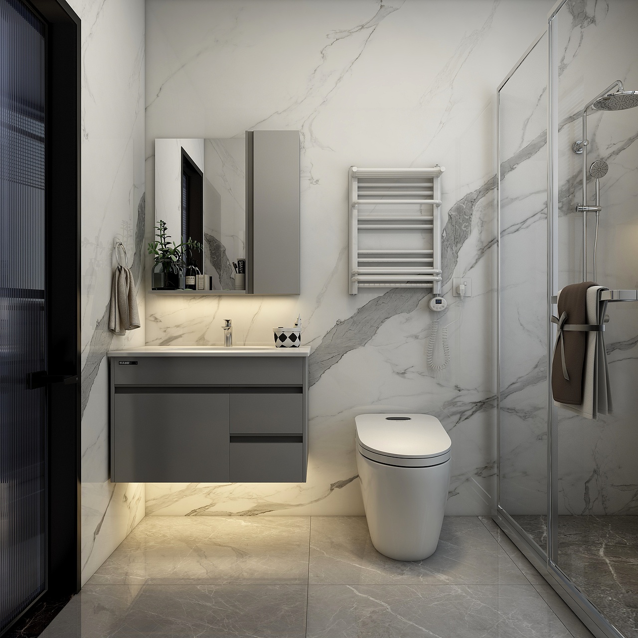 时尚都市——现代简约四居设计