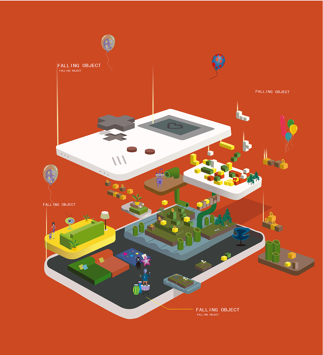 AI 2.5D插画（图ZMjgzMTY5ODAw） - 创作习作 - 站酷设计师不吃山楂片原创素材 - 站酷ZCOOL