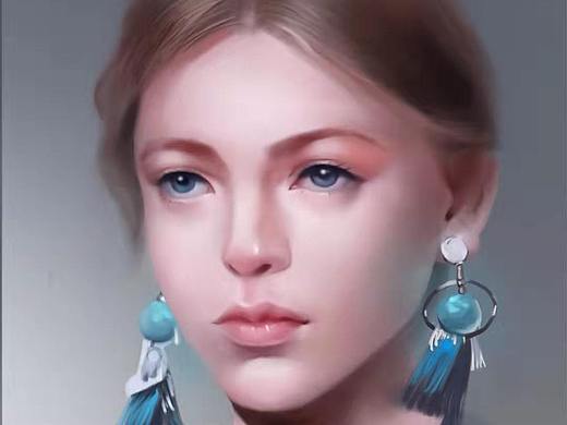 色块练习 人物塑造