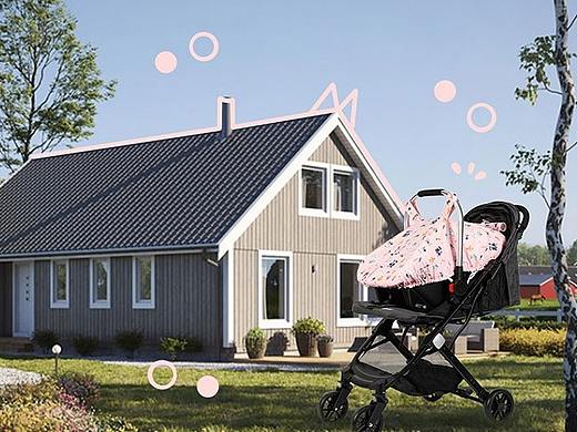 婴儿座椅车罩主图、A+