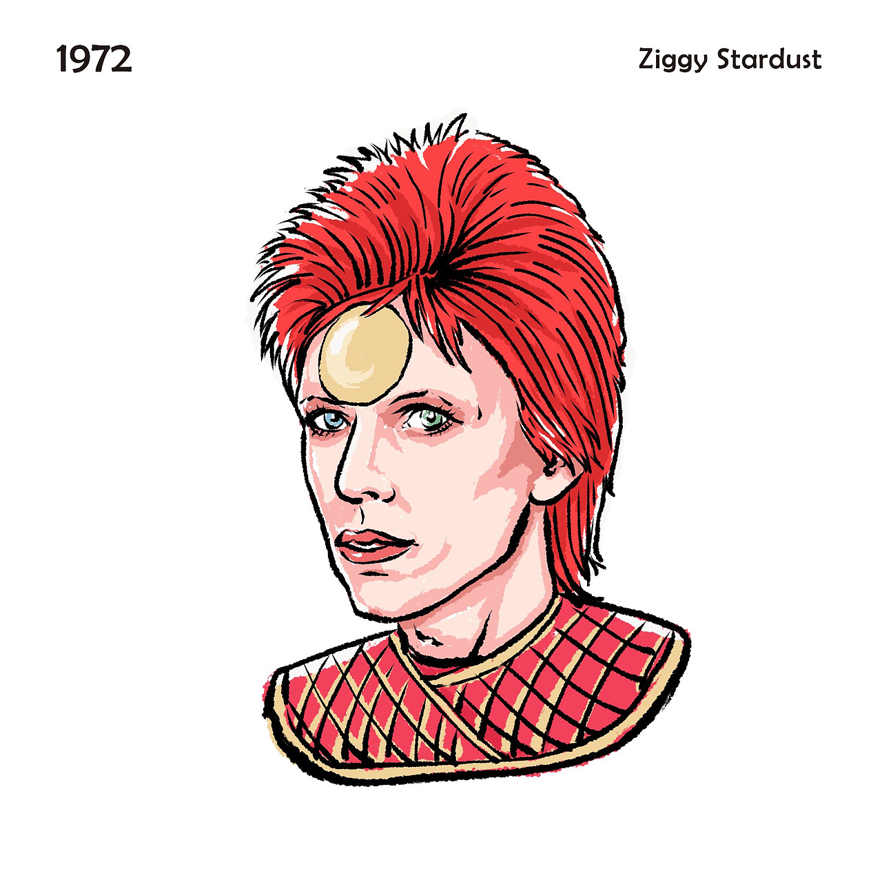 各个时期的David Bowie（图ZMjg1NzY5NTg0） - 创作习作 - 站酷设计师设计所索命3000原创素材 - 站酷ZCOOL