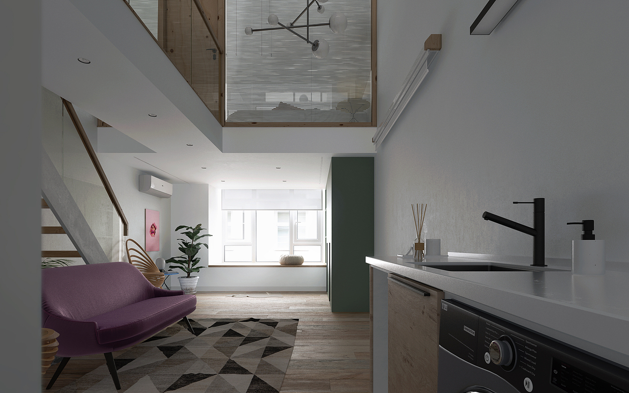 小空间（图ZMTE3MjIxMjcy） - 家装设计 - 站酷设计师聿亘丨SHAN原创素材 - 站酷ZCOOL