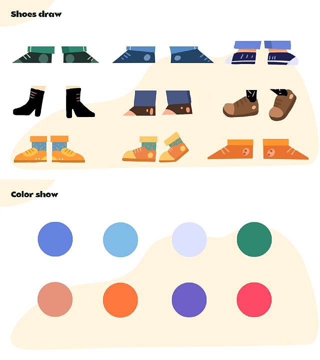 扁平人物情绪版