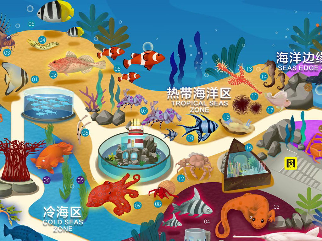 海洋馆地图