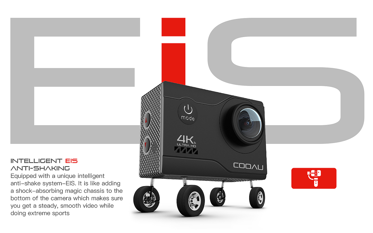 COOAU运动DV相机、镜头 建模渲染