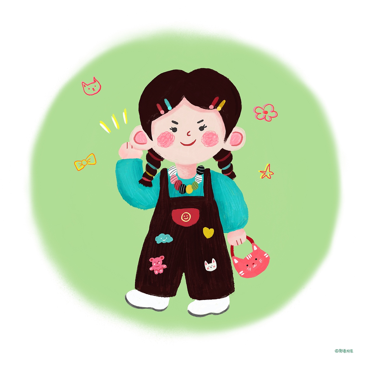 快来认领你的小可爱吧（图ZMjQ2OTI0NzMy） - 艺术插画 - 站酷设计师野兽阿蒙原创素材 - 站酷ZCOOL