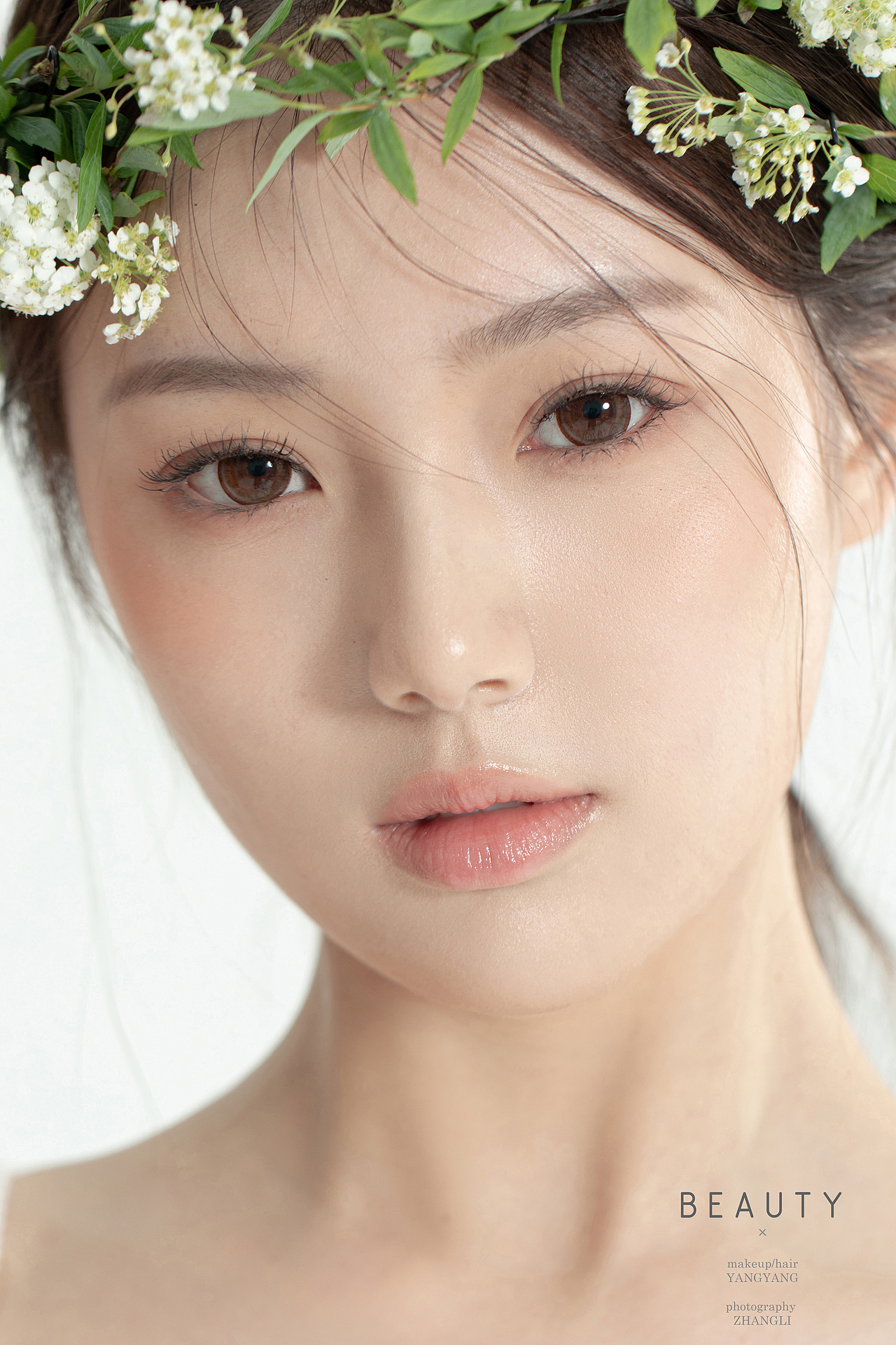 美妆人像拍摄春日裸妆