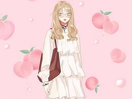 水蜜桃女孩
