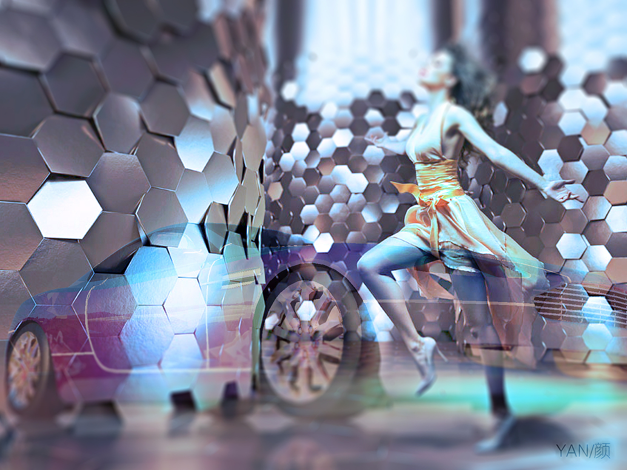 星系跑车渲染设计——颜小顺（图ZNTQwMTI5MTY=） - 机械/交通 - 站酷设计师湾区颜原创素材 - 站酷ZCOOL