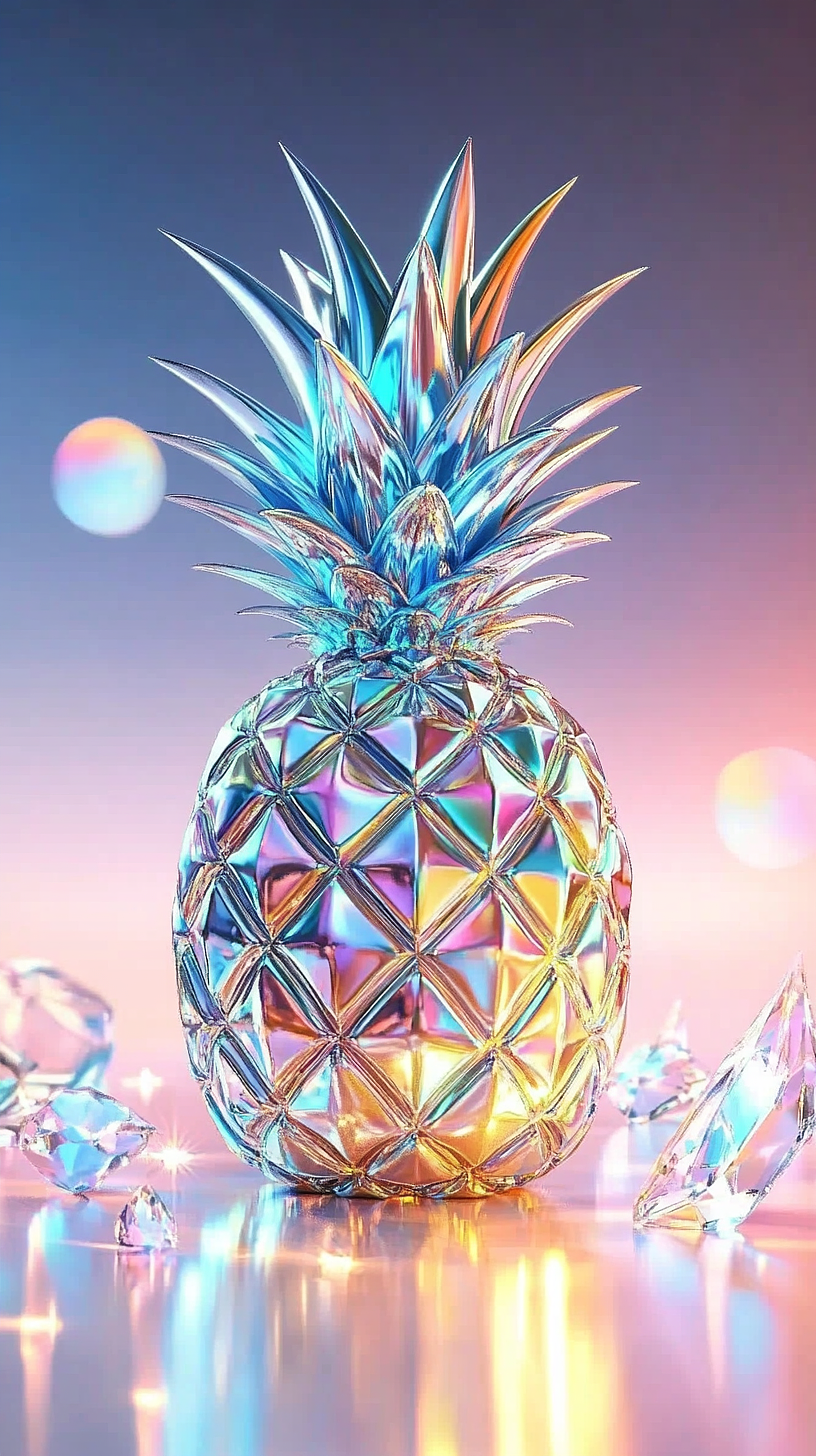 AI绘画—金钻凤梨🍍（图ZMzgxMjUyNTA0） - 商业插画 - 站酷设计师人间欢喜客原创素材 - 站酷ZCOOL