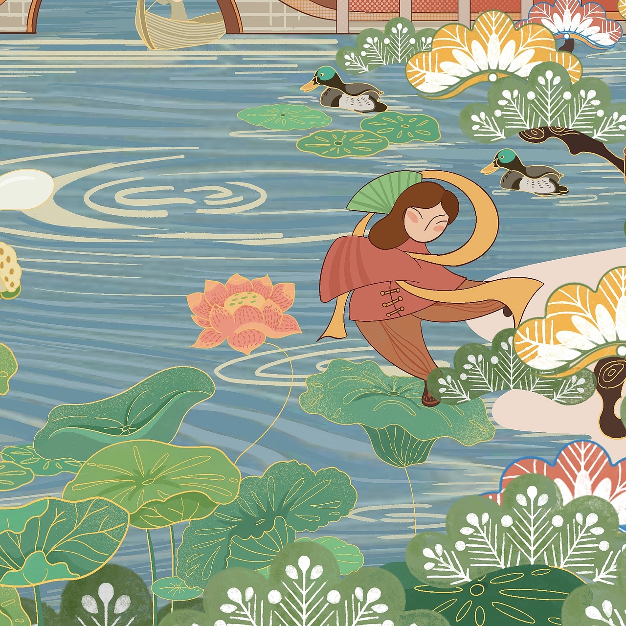 <雄安·生生不息> 雄安插图绘制高清版