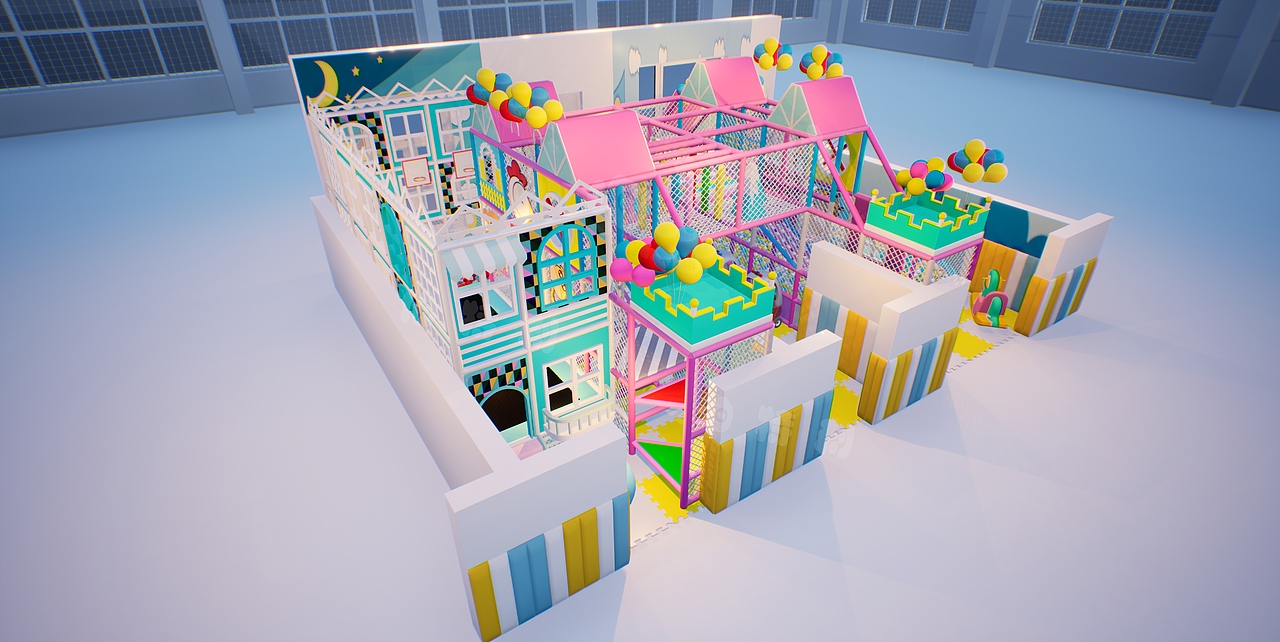 淘气堡作品图片（图ZMTkxMTkxMzQ4） - 建筑/空间 - 站酷设计师匠人一心原创素材 - 站酷ZCOOL