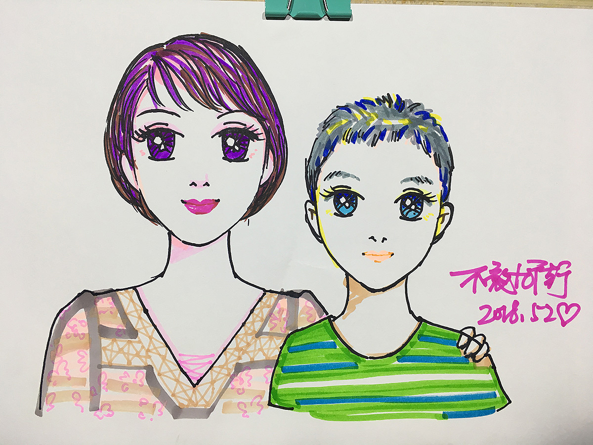 真人卡通漫畫（圖ZMTE1NDA3NjA0） - 繪畫 - 站酷設(shè)計(jì)師ninili原創(chuàng)素材 - 站酷ZCOOL