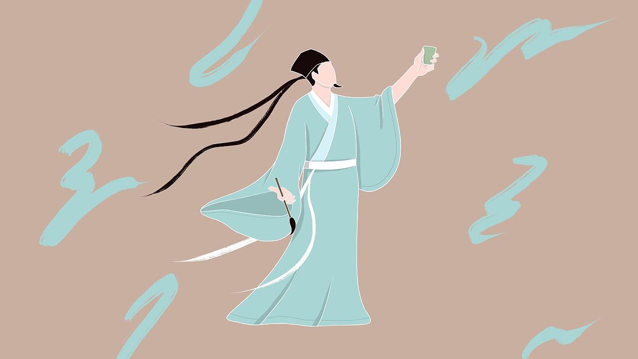 一组古风人物/诗人