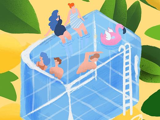 夏天（个人主页-ZMzEzMDg0NjA=） - 创作习作 - 站酷设计师12jaffe原创素材 - 站酷ZCOOL