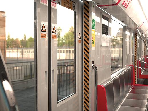 建模渲染 | 杭州地铁一号线效果图