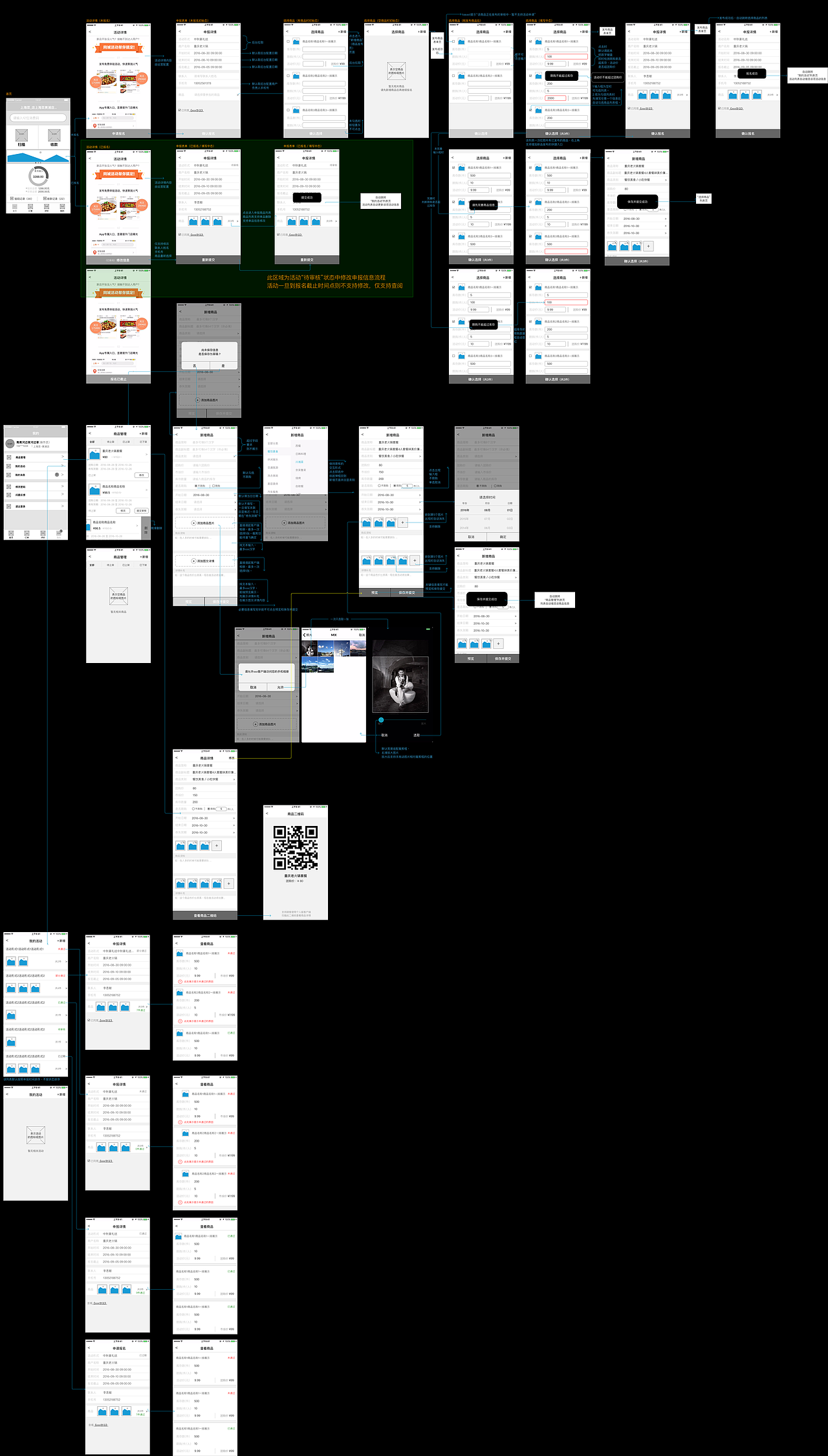 商户端商品上架＋报名活动（图ZODY2MjM0MDg=） - 交互/UE - 站酷设计师jimzhu1990原创素材 - 站酷ZCOOL