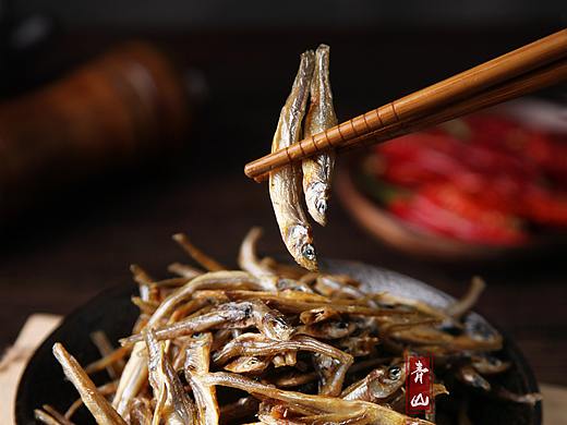 干货鱼仔拍摄 美食拍摄