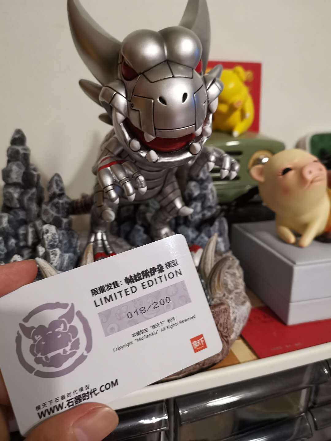 超高还原度石器时代模型手办老玩家不容错过拍摄非盲盒