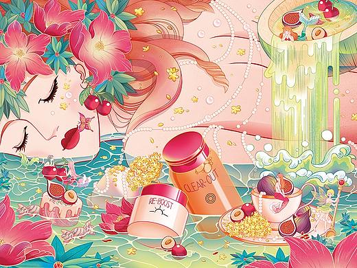 「my CLARINS寻找天然好食肌」美若珍珠