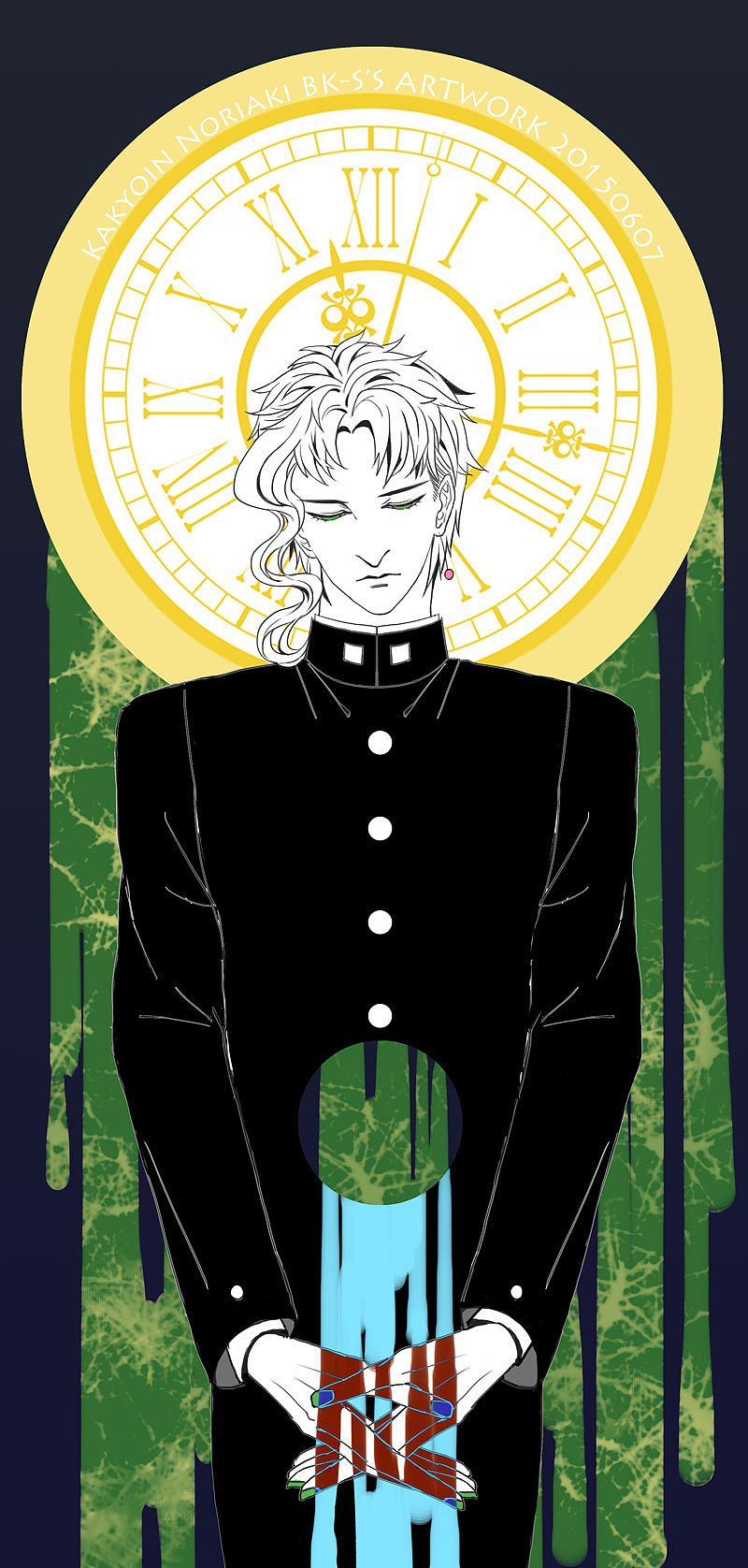 《jojo的奇妙冒险-第3部》花京院典明.【花花你死的好惨