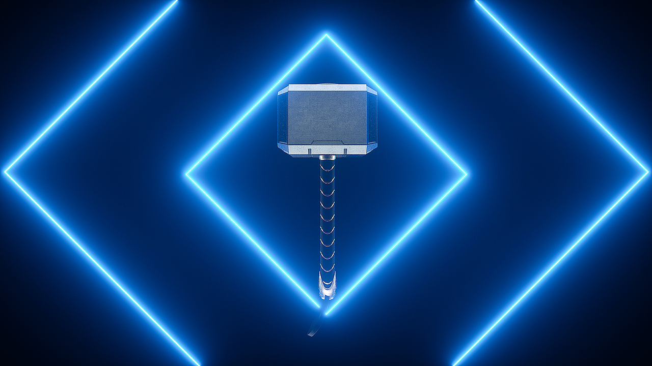 雷神之锤+暴风战斧，基于电影内容建模，还原真实比例（图ZMjAwOTM2OTYw） - 动画/影视 - 站酷设计师breeze_轻风设计原创素材 - 站酷ZCOOL