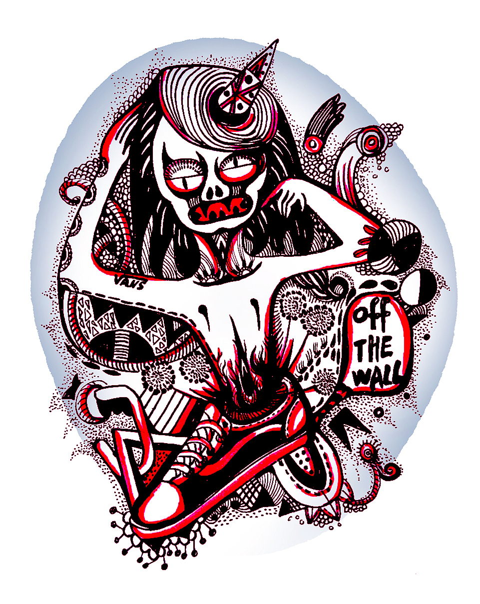 VANS（圖ZMTU2NDM5NDA4） - 新銳潮流插畫(huà) - 站酷設(shè)計(jì)師抽風(fēng)的土豆原創(chuàng)素材 - 站酷ZCOOL