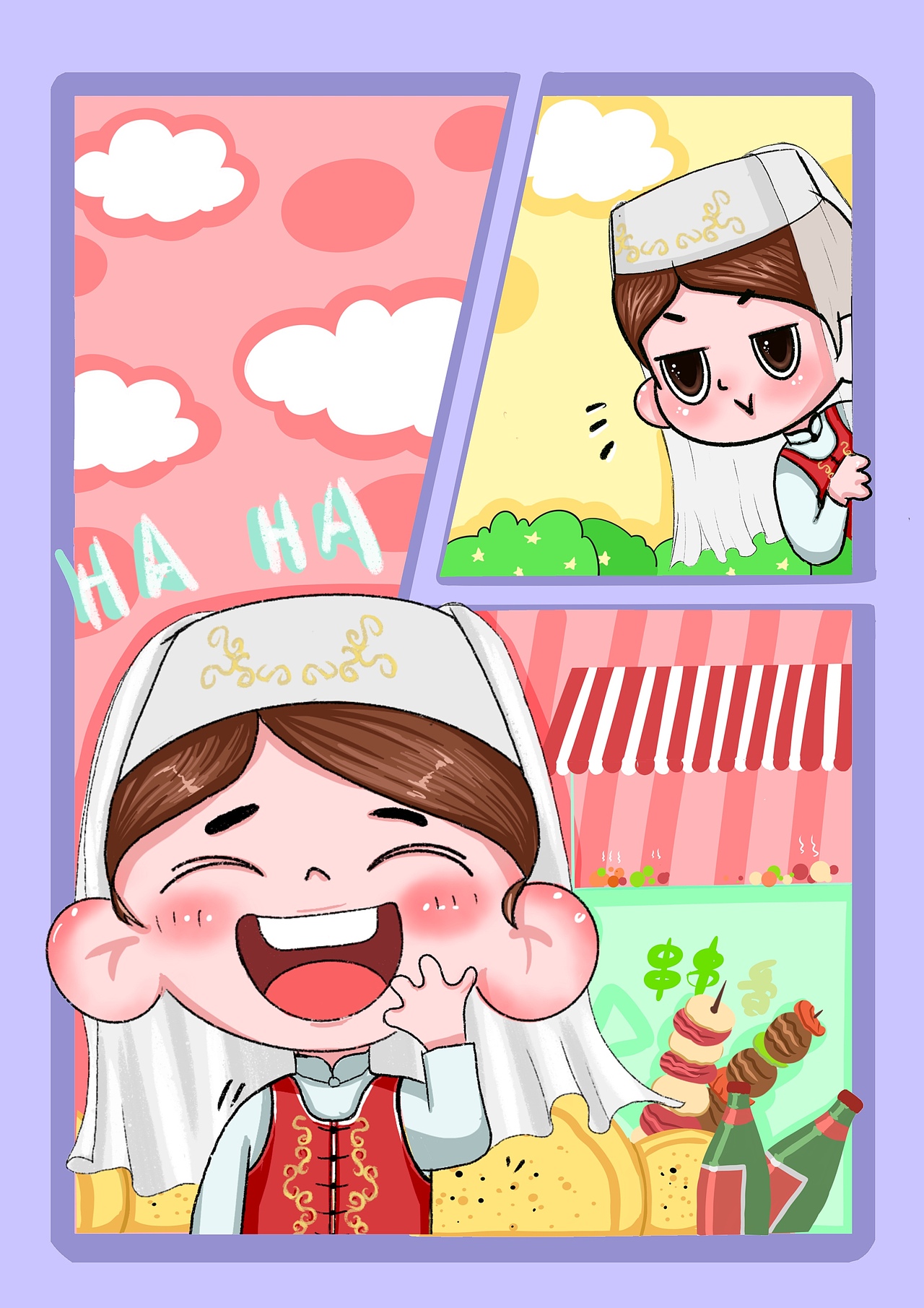 民族风IP形象设计（图ZMjc3MTQ2MzA0） - IP形象 - 站酷设计师陈火火2436原创素材 - 站酷ZCOOL