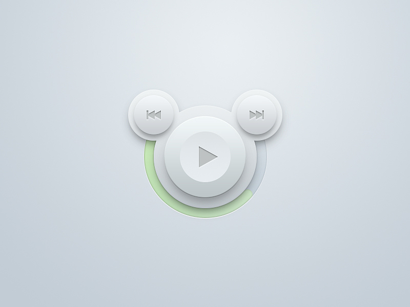 最近临摹的两个Music Player Widget（图ZMTE0Nzg0MDA=） - 主题/皮肤 - 站酷设计师Sam_Designer原创素材 - 站酷ZCOOL