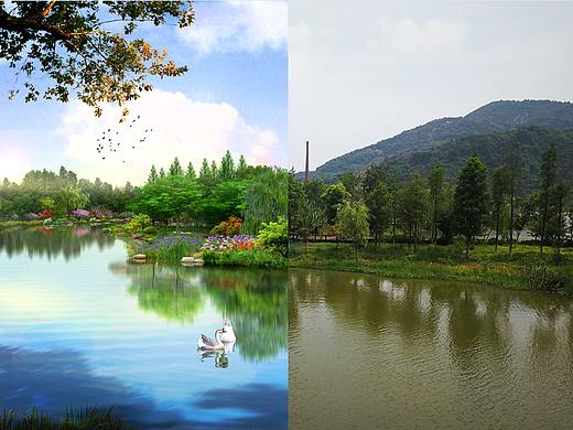   ps景观效果图  18年10月到6月毕业 #湘南学院#2018届