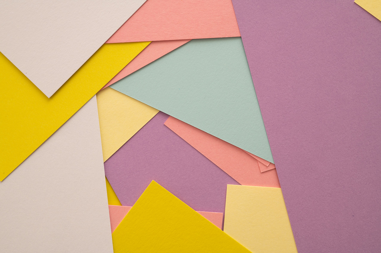 纸有创意之《马卡龙色块》