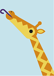 动物扁平化插画