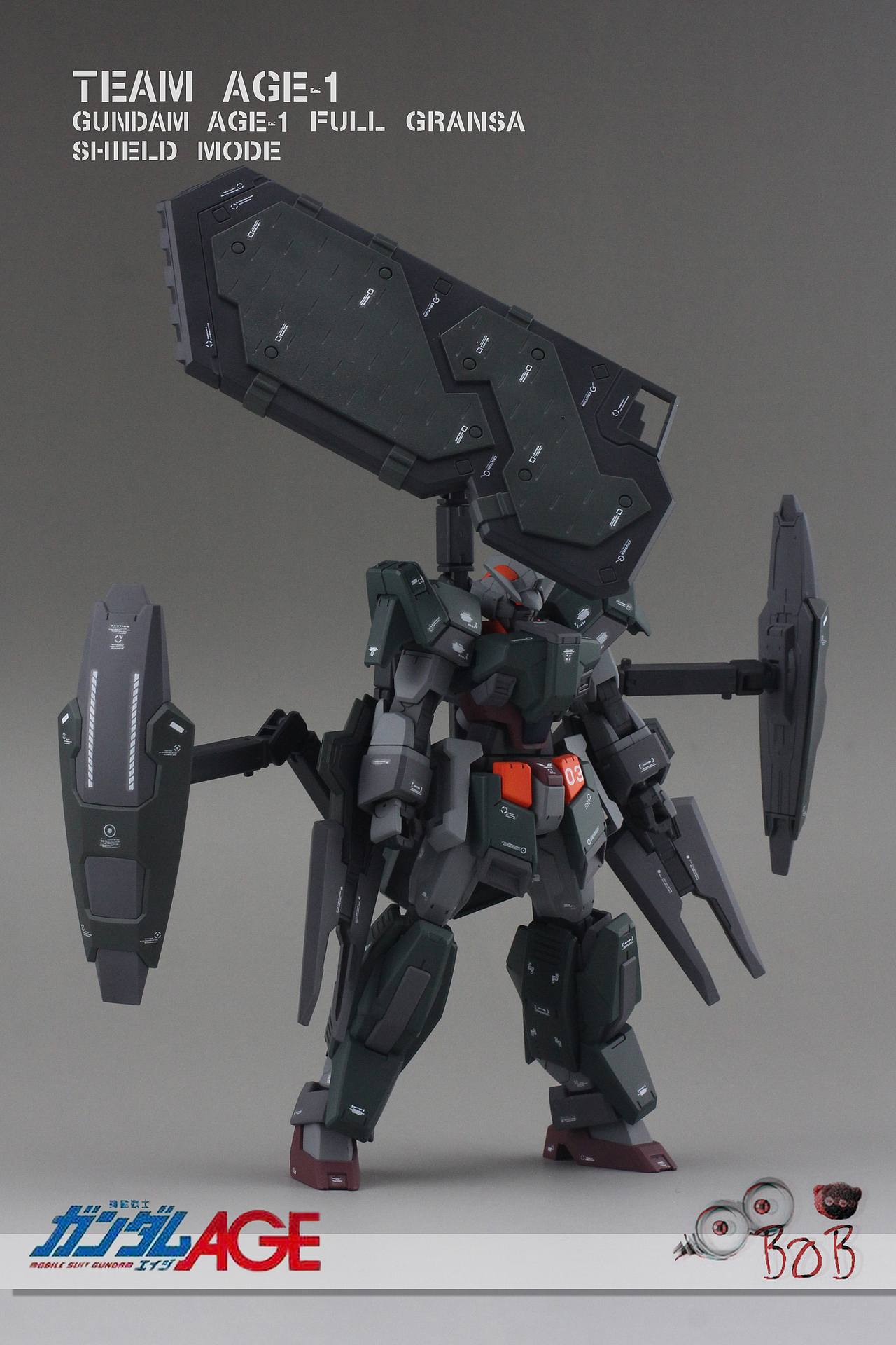 HG GUNDAM AGE-1 FULL GRANSA SHIELD MODE（圖ZMTI0MzA1Mzg0） - 手辦/模玩 - 站酷設(shè)計(jì)師BOB_Hobby原創(chuàng)素材 - 站酷ZCOOL