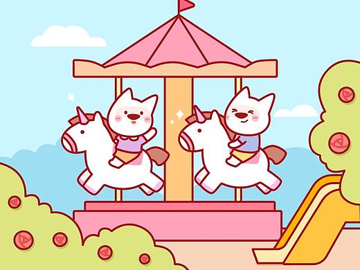校管家-管仔节日插画海报（一）