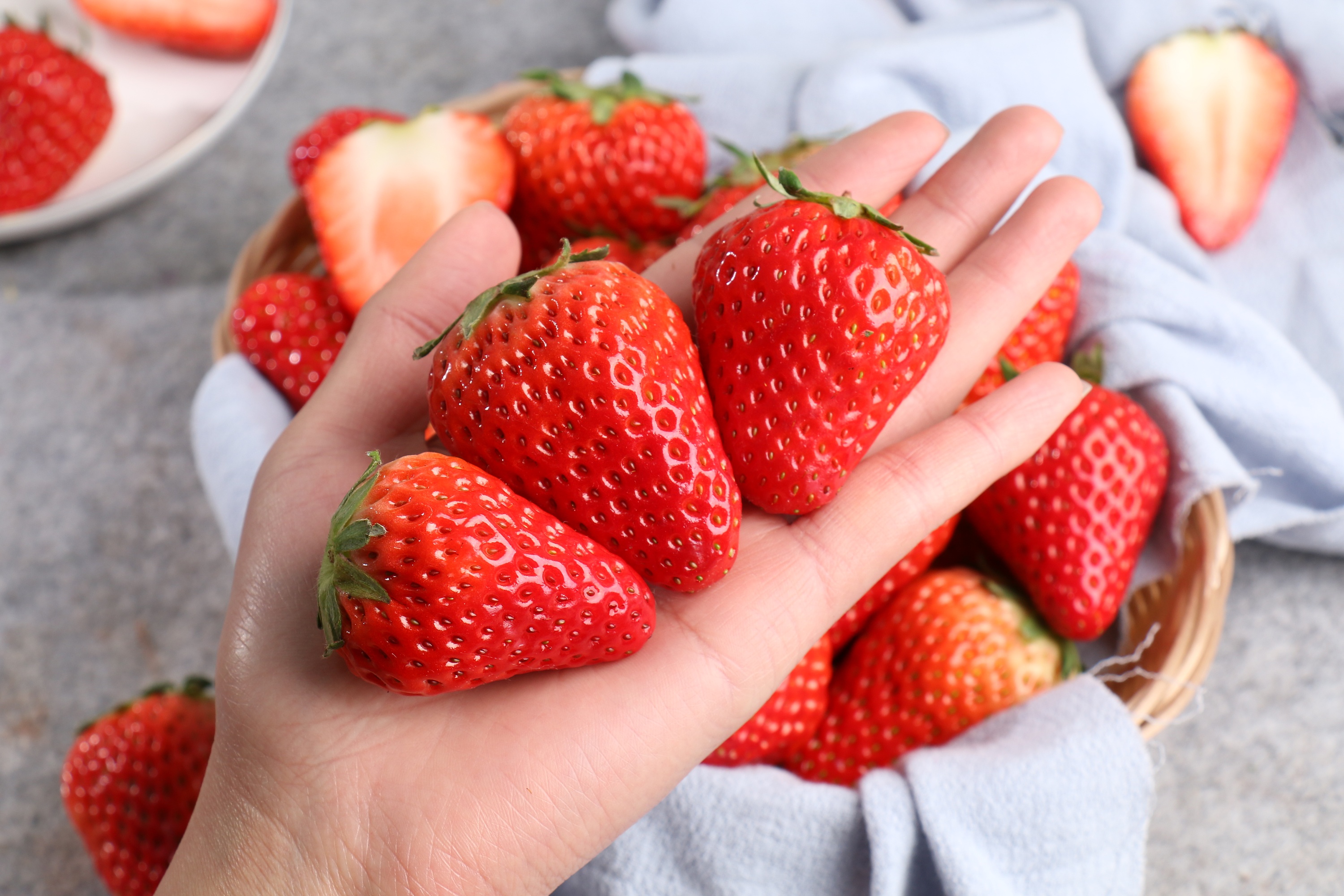 水果 草莓 摄影